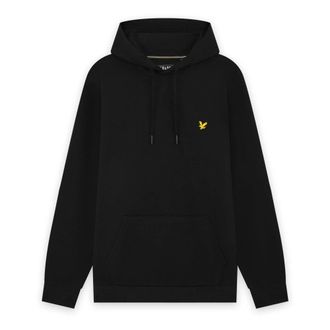 Lyle & Scott Fly Fleece Hoodie - Heren - Sweatshirts & Hoodies - Zwart - Maat: L Fleece