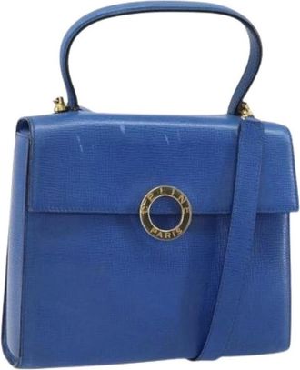 Celine Pre-owned Handbags, female, Blue, Size: ONE SIZE Pre-owned Vintage Handbag