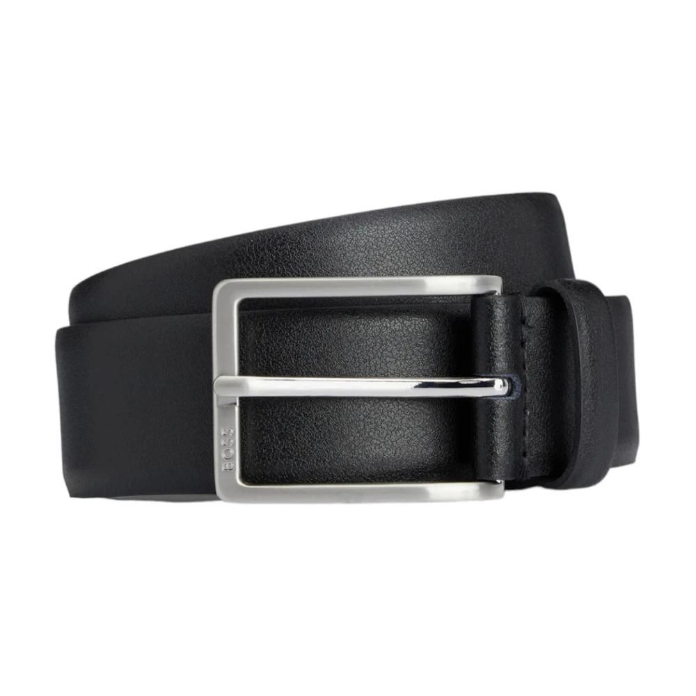 HUGO BOSS Homme, Accessoires, Noir, Taille: 90 CM Ceinture en cuir