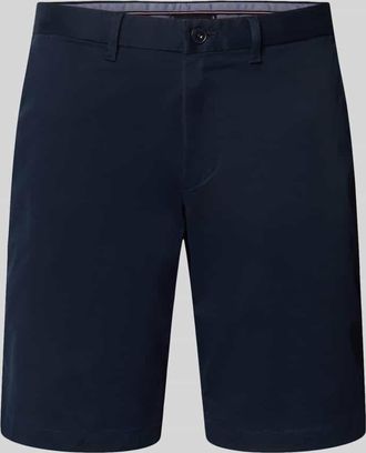 Tommy Hilfiger Slim Fit Chinoshorts aus Baumwoll-Elasthan-Mix in Dunkelblau, Gr&ouml;&szlig;e 33