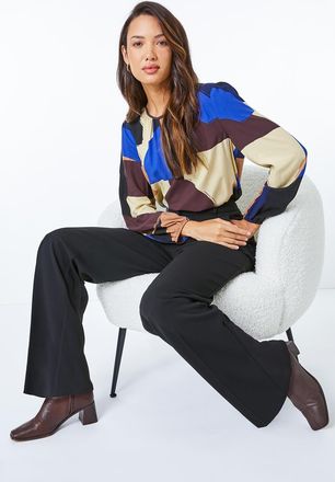 Roman Wide Leg Stretch Trousers