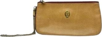 Cartier Pre-owned Clutches, female, Yellow, Size: ONE SIZE Pre-owned Vintage Clutch