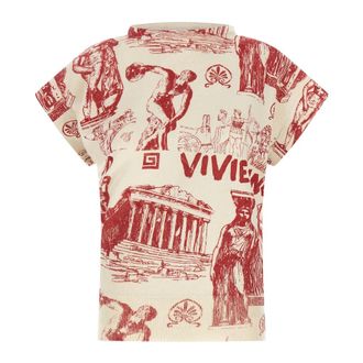 Vivienne Westwood Dames, Tops, Rood, Maat: M Katoen