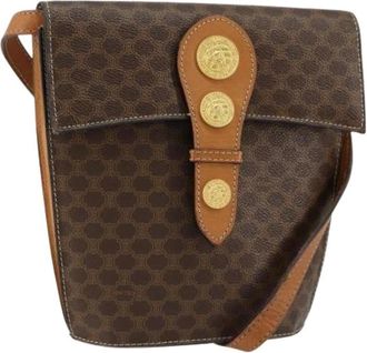 Celine Pre-owned Cross Body Bags, female, Brown, Size: ONE SIZE Pre-owned Plastic Cross Body Bag