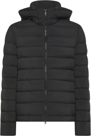 Peuterey Gewatteerde Jassen Zwart Boggs 04 Stijl - Heren - Winterjassen - Zwart - M - Jassen