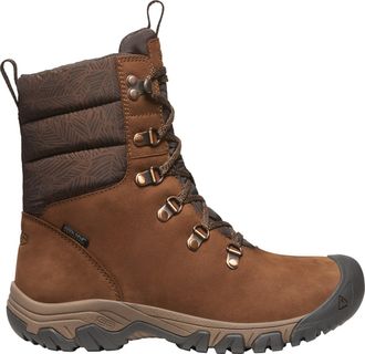 Keen Womens Greta Waterproof Boots Brown 9