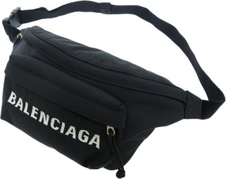Balenciaga Black Nylon Canvas Fanny Pack (Pre-Owned)