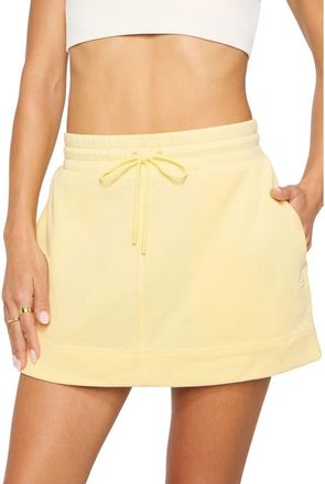 Fabletics Year Round Terry Mini Skirt in Butter at Nordstrom, Size Xx-Large