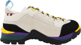 Bally Mens Dusty White Hike 2 Synthetic Fabric Sneakers, Brand Size 9 ( US Size 10 D )