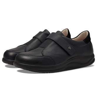 Finn Comfort Suzuka Womens Black Leather Round Toe Casual Shoes RHS3968