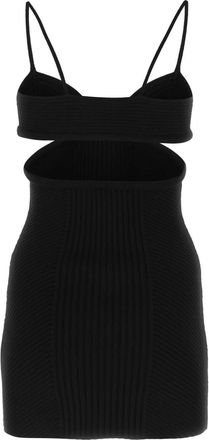 Off-white Womens Dress Black Viscose Polyester Nylon