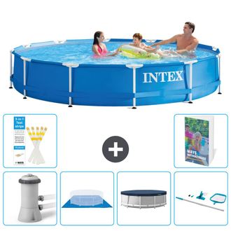 Intex Piscina Con Estructura Redonda - 366x76 Cm - 7-piezas S225