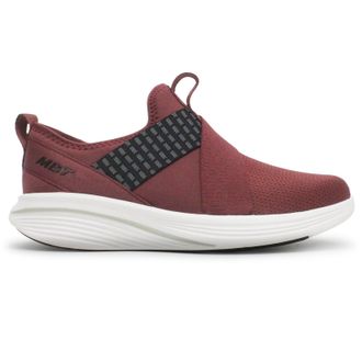 Mbt Jin Textile Synthetic Womens Low Top Trainers - Burgundy - Size:UK 4.5