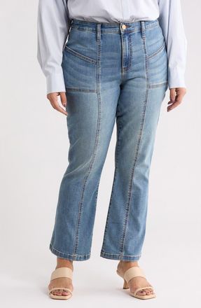 Kut from the Kloth Kelsey Seamed High Waist Ankle Flare Jeans in Articulated at Nordstrom, Size 14W