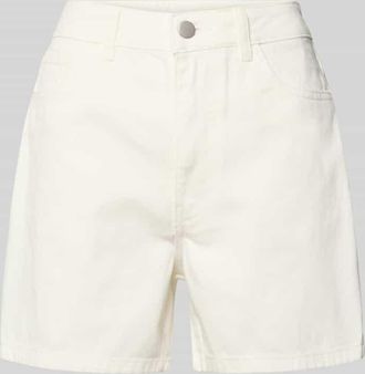 Pieces Regular Fit Jeansshorts aus Baumwoll-Mix Modell ABBI in Weiss, Gr&ouml;&szlig;e XS