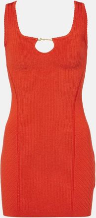 Jacquemus La Mini Robe Sierra ribbed-knit minidress