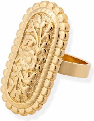 Bracha Womens Tallulah Ring In Gold