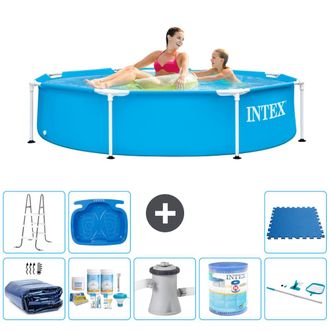 Intex Piscina Con Estructura Redonda - 244x51 Cm - 7-piezas S41442