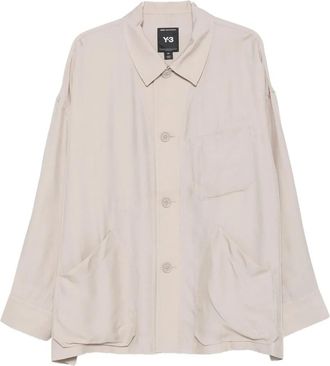 Yohji Yamamoto Chore Jkt/Shirt - Dames - Zomerjassen - Bruin - XS - Jassen