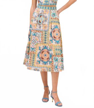 Allison Mabel Midi Skirt In Pattern
