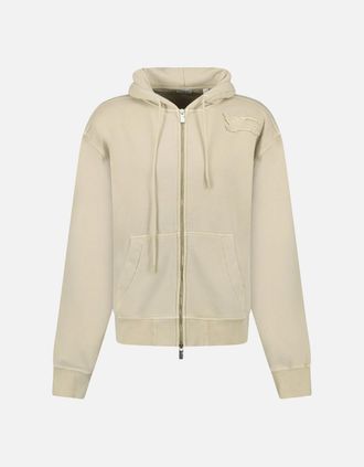 Burberry Mens Burberry Embroidery Relaxed Fit Horseferry Logo Safari Beige - Cream - Size: 38