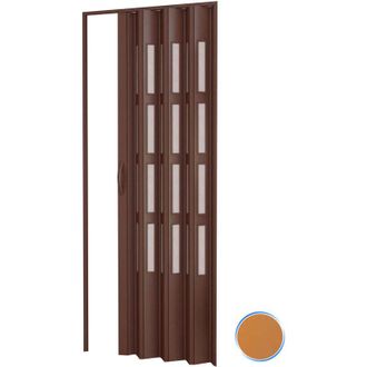 Pinto Pinto - Puerta Plegable De Interior En Kit Con Vidrios De Pvc Mod. Sonia Douglas 82x210 Cm