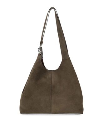 Coccinelle Handbag Suede Leather/Grained Leat