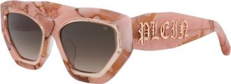 Philipp Plein Womens SPP099M 55 06Z8 Sunglasses - Pink - One Size
