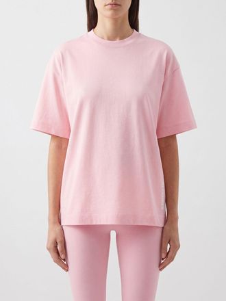Jil Sander T-shirt in cotone con vestibilit&agrave; relaxed e spalle cadute