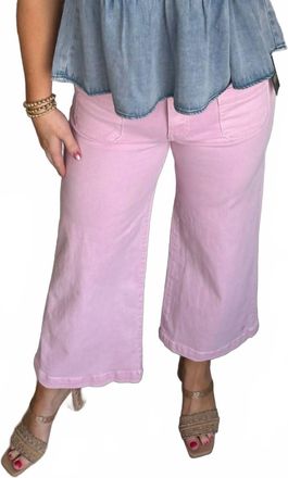 Kut from the Kloth Womens Meg High Rise Wide Leg In French Pink