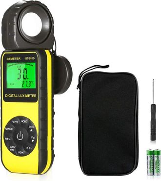 OEM Lux&oacute;metro Digital Bt-881d, Mide Luminosidad De 0,01 A 400.000 Lux (0,01 A 40.000 Fc), Lux&oacute;metro De Pie-candela Con Sensor Giratorio De 270&deg; Para Plant