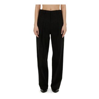 Isabel Marant Isabel Marant, Wide Trousers, female, Black, Size: S Staya Trousers