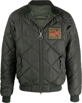 Barbour Jassen, Heren, Groen, XL, Merchant Gewatteerde Jas