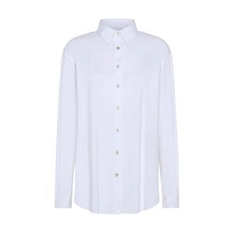 Roberto Ricci Design Shirts, female, White, Size: 2XS Camicia Oxford Boyfriend