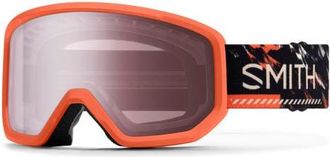 Smith Transfer Snow Goggles in Cinder Chop Up/Ignitor Mirror at Nordstrom