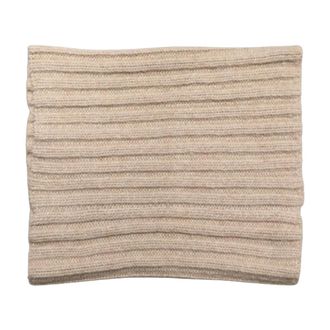 Dolce & Gabbana Gebreide Infinity Sjaal - Dames - Accessoires - Beige - Maat: ONE Size