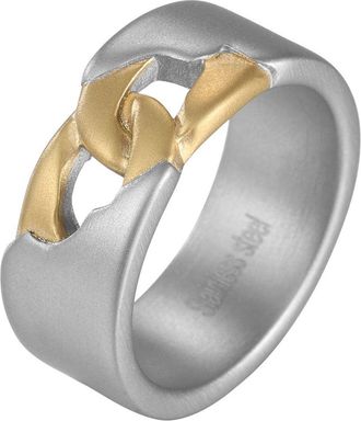 Firetti Fingerring »Schmuck Geschenk Edelstahl Ring Damen Herren Panzerkette Vintage«