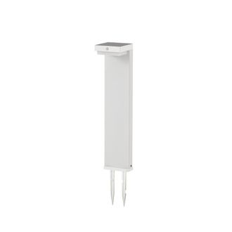 Lindby L&aacute;mparas solares de aluminio blanco