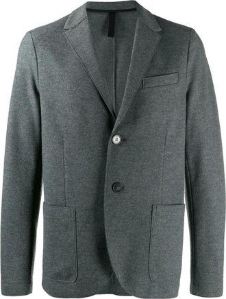 Harris Wharf London Hombre, Chaquetas, Gris, Talla: L