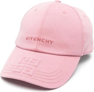 Givenchy 4G-embroidered baseball cap - men - Cotton/Cupro/Elastane - One Size - Pink
