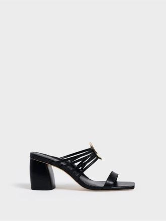 Marion Parke Mia Block Heel | Nappa in Black at Nordstrom, Size 38.5