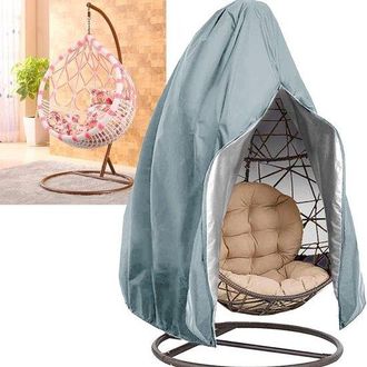 OEM Funda Colgante Para Silla De Patio - Funda Para Mecedora Con Forma De Huevo Y Cremallera, Protector Duradero Para Muebles De Jard&iacute;n, 190 X 115 Cm