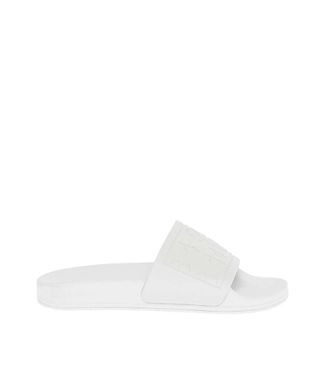 Maison Margiela White Logo Slides