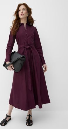 Contemporaine Womens Belted plain shirtdress