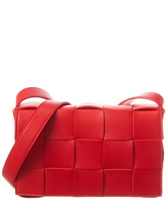 Bottega Veneta Cassette Maxi Intrecciato Leather Crossbody