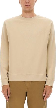 A.P.C. Light Beige Logo Sweatshirt
