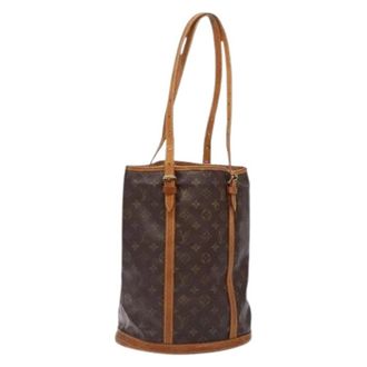 Louis Vuitton Tweedehands Canvas Louis Vuitton tassen - Dames - Pre-owned - Bruin - Maat: ONE Size Leer