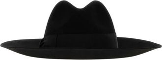 Borsalino Hats - Dames - Hoeden - Zwart - M - Accessoires