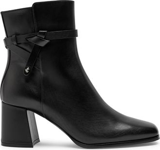 Jimmy Choo London Lawton 65 Leather Ankle Boots - Black - 37 (IT37 / UK4)