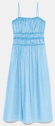 Kate Spade New York Smocked Strapless Midi Dress
